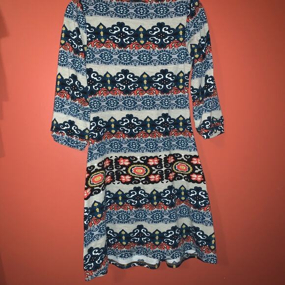 Reborn Boho Style Dress Womens Medium Gorgeous Print Western - Picture 2 of 5
